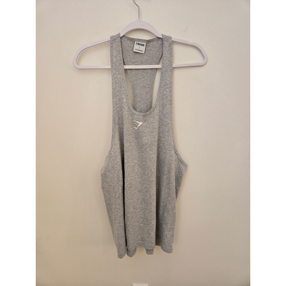 Gymshark Large Grey Racerback Training Tank‎ Top